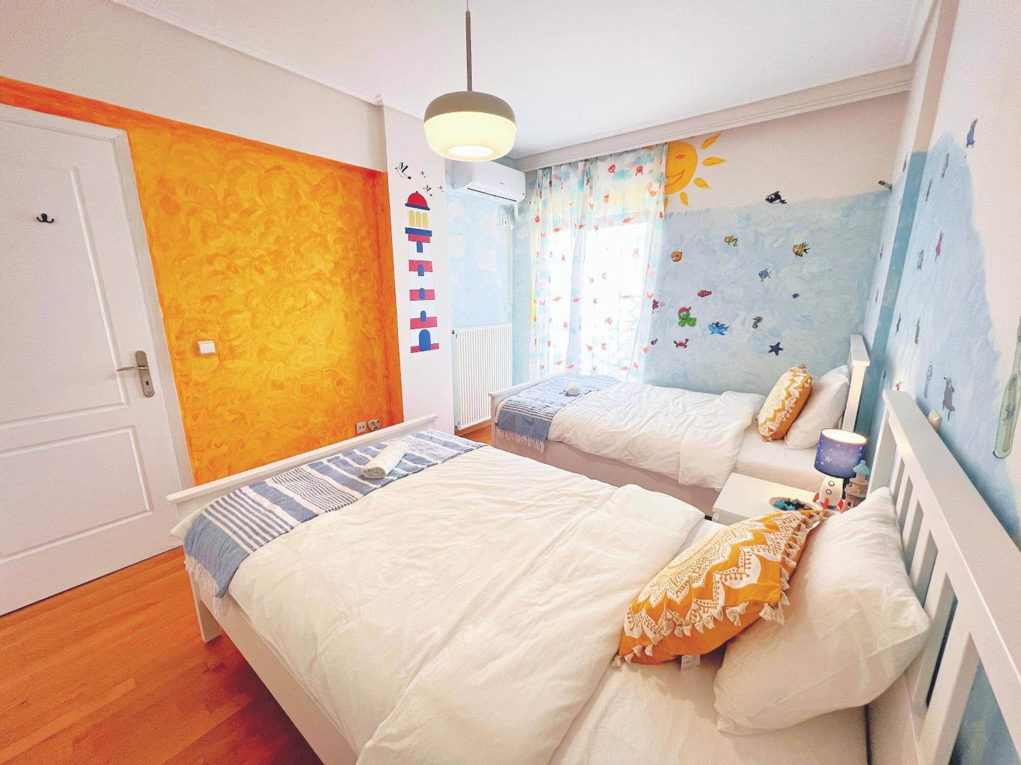 Cozy Fairytal Garden Apartment, Family Friendly, Free Parking, 15 Min To Airport Athen Eksteriør bilde